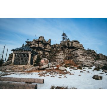 Lais Puzzle - Winterausflug zum Hochstein (Arnbruck), ein Berg in Bayern, Deutschland - 2.000 Teile