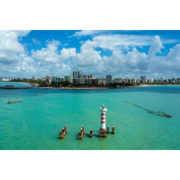 Lais Puzzle - Panoramablick auf Meer und Gebäude gegen Himmel, Brasilien - 2.000 Teile