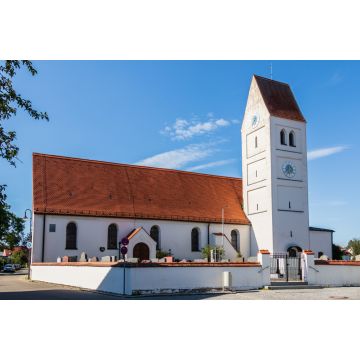 Lais Puzzle - Gemeinde Germering, Landkreis Fürstenfeldbruck, Oberbayern, Deutschland: Kirche, Kirche St. Jakob - 2.000 Teile