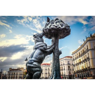 Lais Puzzle - Bären- und Erdbeerbaumstatue in Puerta del Sol in Madrid - 2.000 Teile