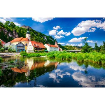 Lais Puzzle - Kallmünz im Naabtal bei Regensburg, Oberpfalz, Bayern, Deutschland - 2.000 Teile