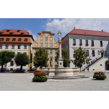 Lais Puzzle - Karlsplatz mit Marienbrunnen in Neuburg an der Donau - 2.000 Teile