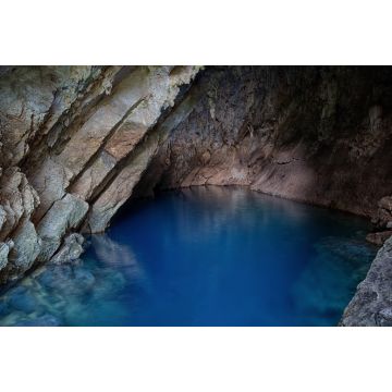 Lais Puzzle - Water Cave Blue im Fluss des Tamul-Wasserfalls, Mexiko - 2.000 Teile