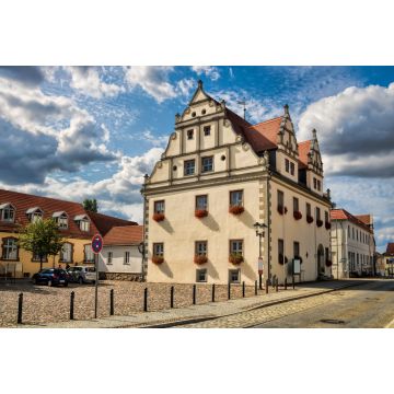 Lais Puzzle - niemegk, deutschland - altstadt mit altem rathaus - 2.000 Teile