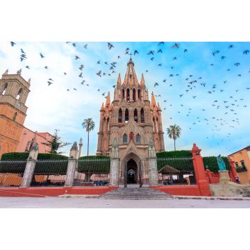 Lais Puzzle - Parroquia Archangel Kirche Jardin Plaza San Miguel de Allende, Mexiko. Die Pfarrkirche entstand im XVI. Jahrhundert. - 2.000 Teile