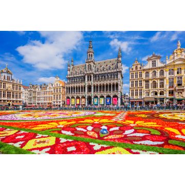 Lais Puzzle - Brüssel, Belgien. Blumenteppich-Festival 2018 - 2.000 Teile