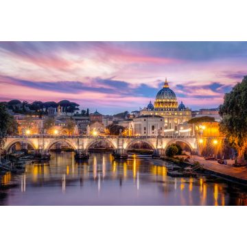 Lais Puzzle - Sonnenuntergang Aussicht Petersdom, Rom - 2.000 Teile