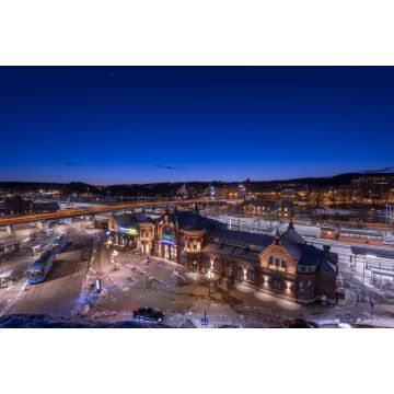 Lais Puzzle - Boras-Bahnhof - Schweden, die schöne Natur und Schnee - 2.000 Teile