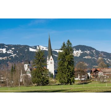 Lais Puzzle - Blick auf Fischen im Allgäu mit den Alpen im Hintergrund - 2.000 Teile