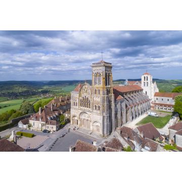 Lais Puzzle - Luftaufnahme von Vezelay, UNESCO-Welterbe, Burgund, Frankreich - 2.000 Teile