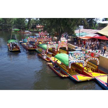 Lais Puzzle - Boote von Xochimilco, Mexiko-Stadt - 2.000 Teile