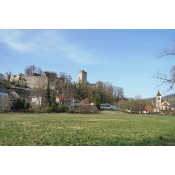 Lais Puzzle - Pappenheim - Bayern - Burg mit katholischer Kirche - 2.000 Teile
