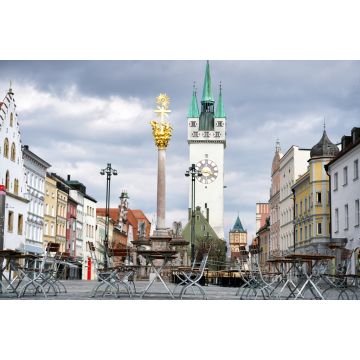 Lais Puzzle - Straubing ist eine niederbayerische Stadt mit einer gut erhaltenen Altstadt mit mittelalterlicher Architektur - 2.000 Teile