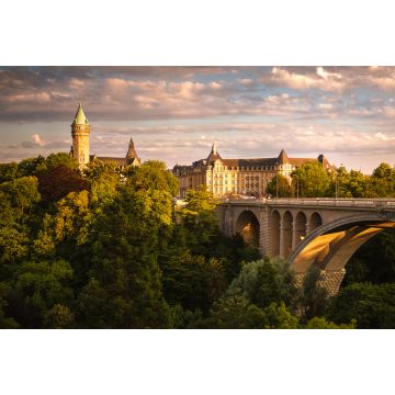 Lais Puzzle - Luxemburg Stadt bei Sonnenuntergang - 2.000 Teile
