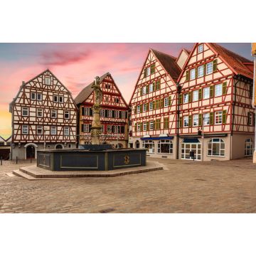 Lais Puzzle - Ein Spaziergang über Marktplatz in Leonberg - 2.000 Teile