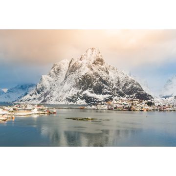 Lais Puzzle - Reine, Lofoten Inseln, Norwegen. Winteransicht bei Sonnenaufgang - 2.000 Teile