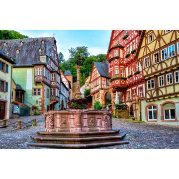 Lais Puzzle - Mittelalterliche Fachwerk-Altstadt von Miltenberg, Deutschland - 2.000 Teile