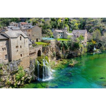 Lais Puzzle - Allgemeiner Blick auf Saint Chély du Tarn. Gorges du Tarn en Lozère, Frankreich - 2.000 Teile