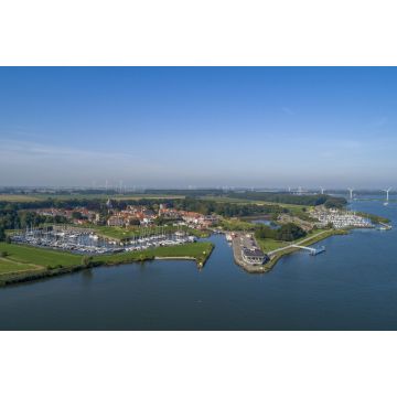 Lais Puzzle - Luftaufnahme der befestigten Stadt Willemstad, Moerdijk in der Provinz Noord-Brabant, Niederlande. Sternförmige Festungsanlagen wurden im späten fünfzehnten Jahrhundert entwickelt - 2.000 Teile