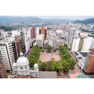 Lais Puzzle - Luftaufnahme der Kathedrale Unserer Lieben Frau der Armut von Pereira auf dem Bolivar-Platz in Risaralda Kolumbien. - 2.000 Teile