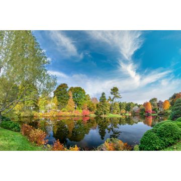 Lais Puzzle - Panoramablick auf Hadlock Pond im Herbst. Drei Farben des Acadia National Park, Maine - 2.000 Teile