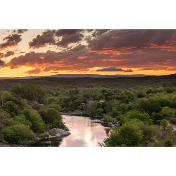 Lais Puzzle - Der Sonnenuntergang über der Lagune am Cosquín-Fluss in Córdoba - 2.000 Teile