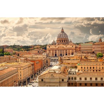 Lais Puzzle - Panoramablick auf Rom mit dem Petersdom in der Vatikanstadt, Italien. Skyline von Rom. Rom Architektur und Wahrzeichen, Stadtbild - 2.000 Teile