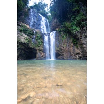 Lais Puzzle - Erstaunlich kristallines blaues Wasser Salto de La India Wasserfall in Santander, Kolumbien - 2.000 Teile