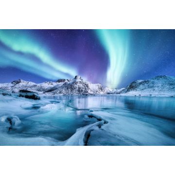 Lais Puzzle - Aurora borealis / Nordlicht auf den Lofoten, Norwegen - 2.000 Teile