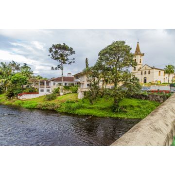 Lais Puzzle - Landschaftsausschnitt der historischen Stadt Morretes in Paraná, Südbrasilien - 2.000 Teile