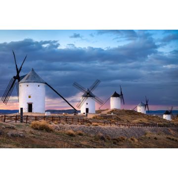 Lais Puzzle - Windmühlen von Consuegra im Sonnenuntergang, Castilla-La Mancha, Spanien - 2.000 Teile