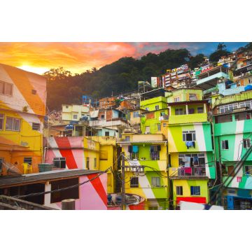 Lais Puzzle - Rio de Janeiro: Stadtzentrum und Favela, Brasilien - 2.000 Teile