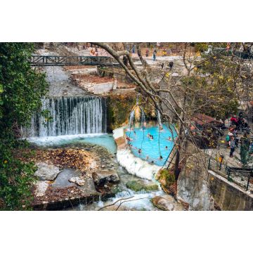 Lais Puzzle - Thermalbäder und heiße Quellen in Loutra Pozar bei Loutraki.Pella Mazedonien - 2.000 Teile