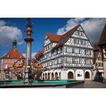 Lais Puzzle - ansicht von schorndorf mittelalterliche stadt deutschland baden württemberg remstal - 2.000 Teile
