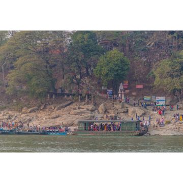 Lais Puzzle - Menschen auf der Peacock (Umananda) Insel im Brahmaputra Fluss in der Nähe von Guwahati, Indien - 2.000 Teile