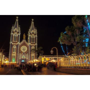 Lais Puzzle - Weihnachtsbeleuchtung in Corrales Boyacá Kolumbien - 2.000 Teile