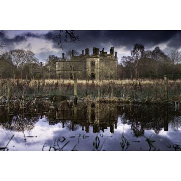 Lais Puzzle - Dunmore Park Haus, Airth, Falkirk, Schottland, Großbritannien. verlassene Burgruine - 2.000 Teile
