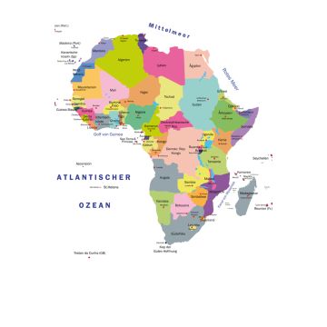 Lais Puzzle - Landkarte Afrika - 2.000 Teile