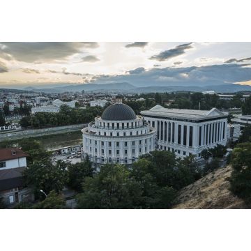 Lais Puzzle - Panorama von der Festung Skopje nach Nordosten. Skopje, Nordmazedonien. - 2.000 Teile
