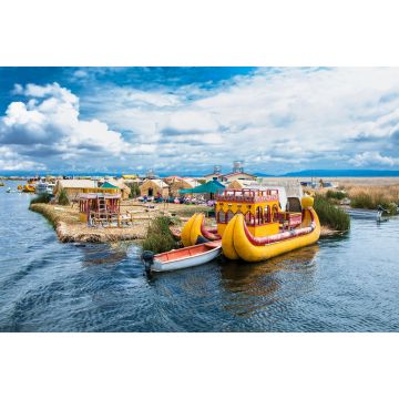 Lais Puzzle - Uros schwimmende Inseln auf Titicaca See in Puno, Peru, Südamerika - 2.000 Teile
