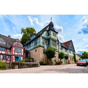 Lais Puzzle - Straßen der Stadt Idstein im Taunus mit Fachwerkhäusern an einem schönen Sommertag. - 2.000 Teile