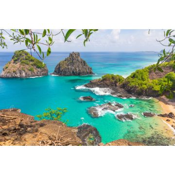 Lais Puzzle - Blick auf Morro dos Dois Irmãos und Baia dos Porcos in Fernando de Noronha, einer paradiesischen tropischen Insel vor der Küste Brasiliens - 2.000 Teile