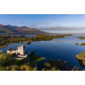 Lais Puzzle - Antike Burg im Killarney-Nationalpark am frühen Morgen, Ring of Kerry, Irland - 2.000 Teile