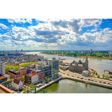 Lais Puzzle - Eine Luftaufnahme des Hafens und der Docks in Antwerpen, Belgien - 2.000 Teile