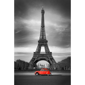 Lais Puzzle - Roter Wagen vor Eiffelturm Paris - 2.000 Teile