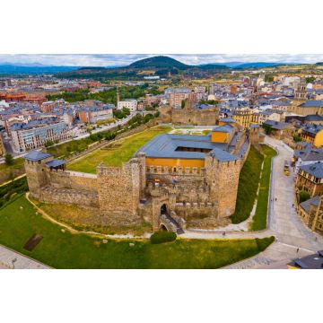 Lais Puzzle - Ponferrada mit Templerburg, Spanien - 2.000 Teile