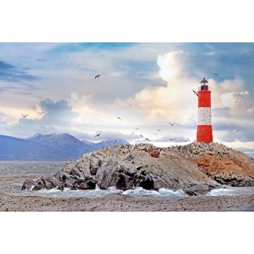 Lais Puzzle - Les Éclaireurs ist ein Leuchtturm im Beagle-Kanal, vor der Küste der Bucht von Ushuaia, Feuerland, Argentinien. - 2.000 Teile