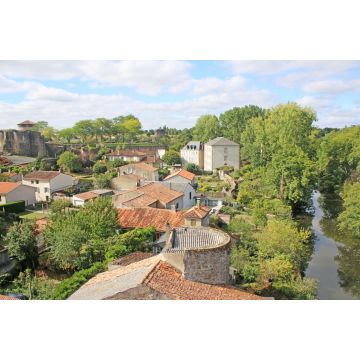 Lais Puzzle - Ziegeldächer von Parthenay vom Schloss aus, Frankreich - 2.000 Teile