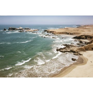 Lais Puzzle - Leerer Strand im Sommerort Huarmey, in Ancach, Peru - 2.000 Teile