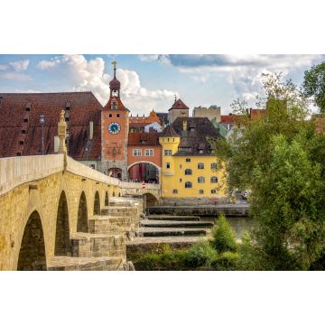 Lais Puzzle - Die Altstadt von Regensburg mit der Steinernen Brücke im Vordergrund - 2.000 Teile